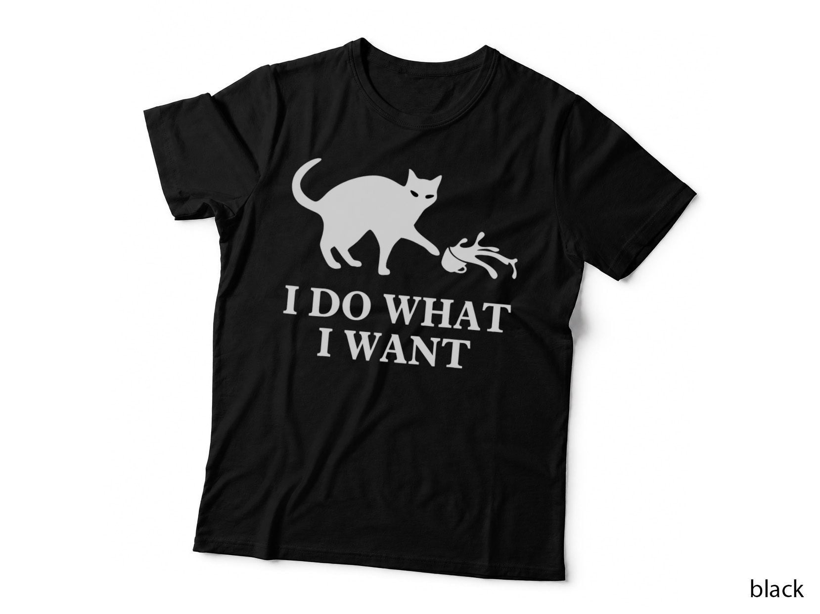 I Do What I Want Cat, Kitty Gift T-Shirt