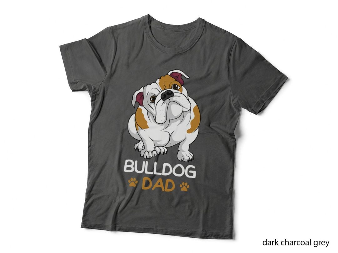 Mens Bulldog Dad Funny English Bulldog Dog Owner for Men T-Shirt