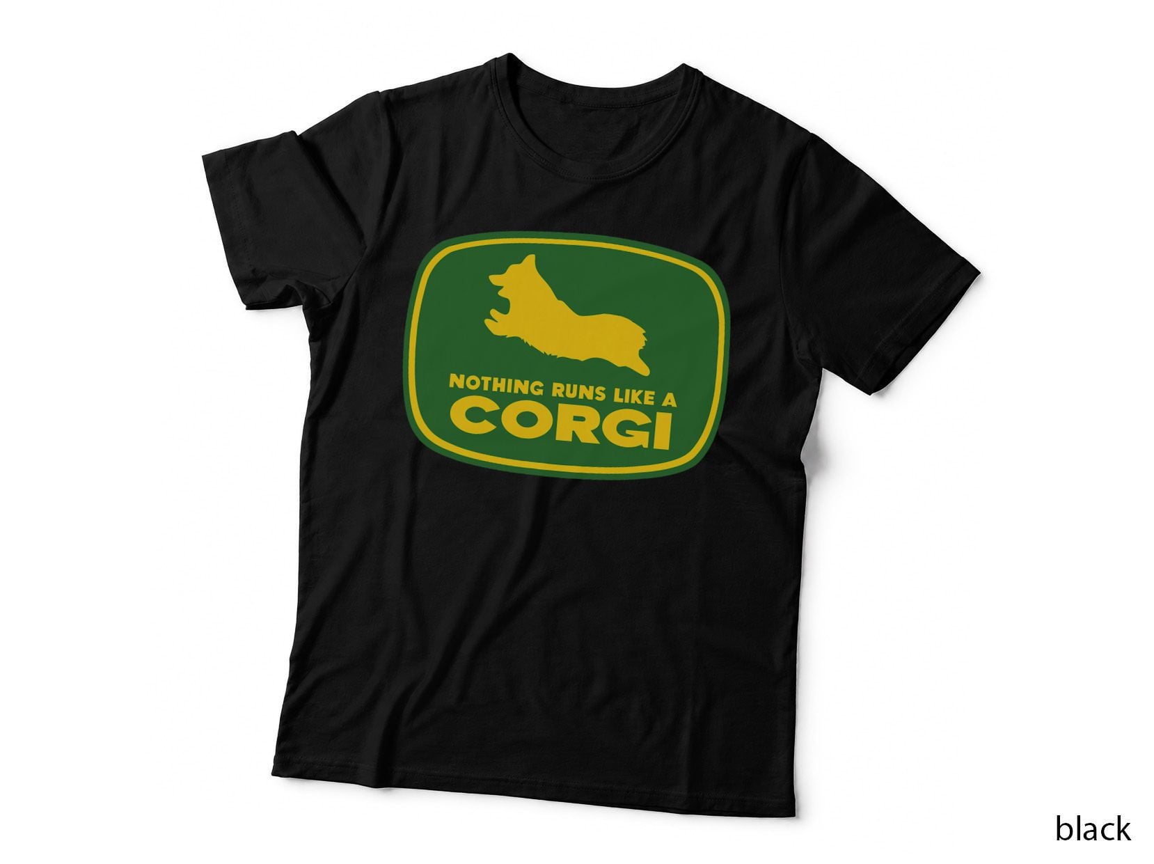 Nothing Runs Like a Corgi Shirt - Funny Farmer Dog Owner Tee