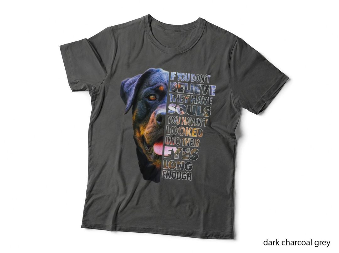 Rottweiler Soul I Love Rotties Dog Lover T-Shirt