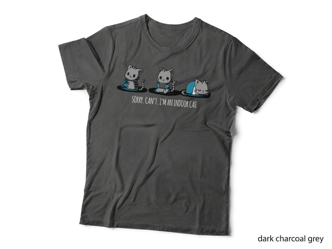 Sorry I Can't I'm an Indoor Cat Kitty Lover T-Shirt