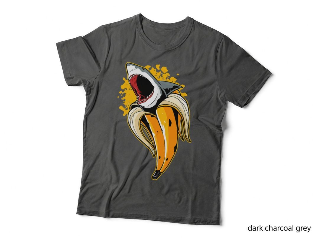 Banana Shark Marine Biology Fruit Lover Shark Lover Funny T-Shirt