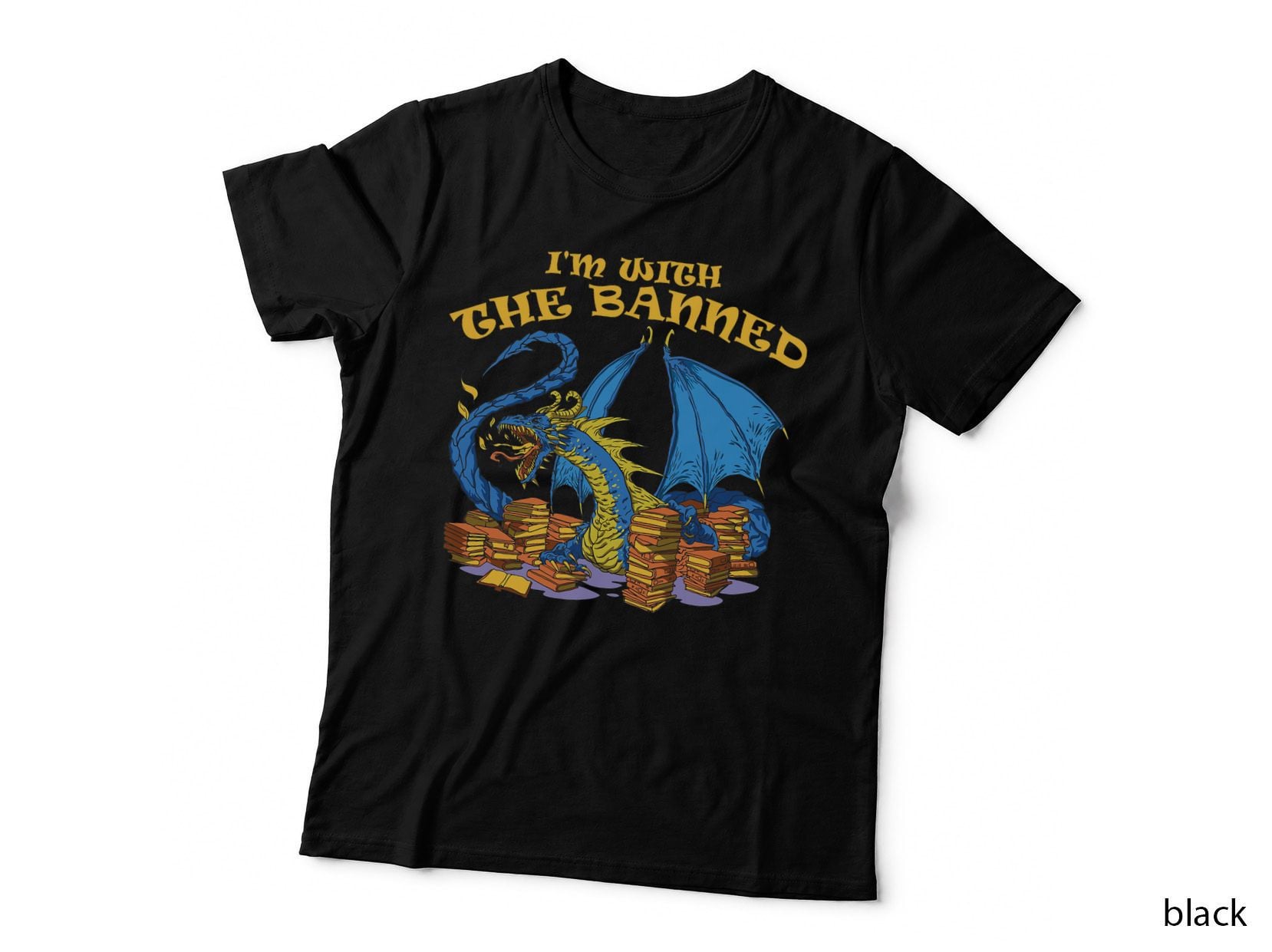 Banned Books Dragon I'm with the Banned T-Shirt