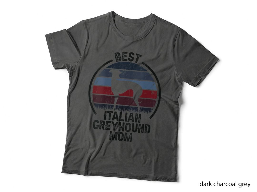 Best Dog Mother Mom - Vintage Italian Greyhound, Kids Yoga T-Shirt