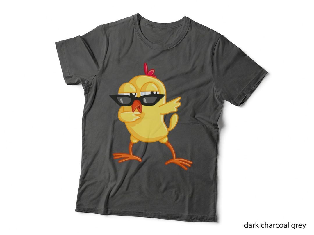 Chicken Farm Animal Boys Girls Toddler Kids Dabbing Chicken T-Shirt