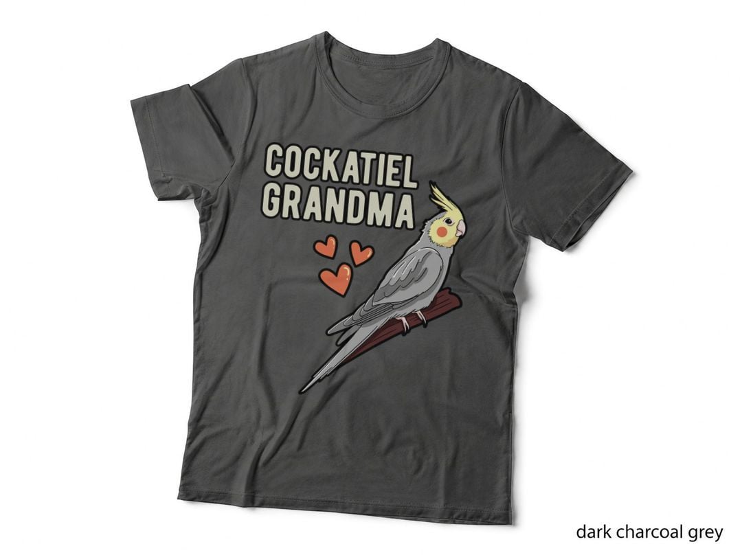 Cockatiel Grandma Parrot Owner Grandmother Cockatoo Pet Bird T-Shirt
