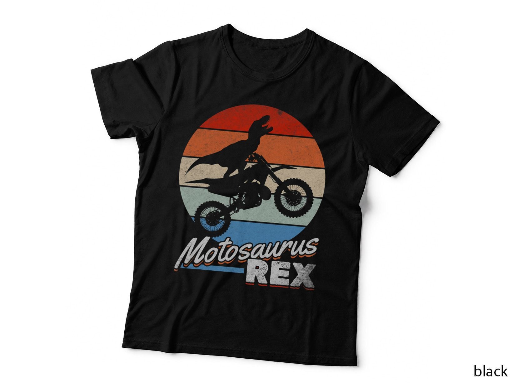 Dirtbike Dino Motocross Dinosaur Motosaurus Rex Motocross T-Shirt