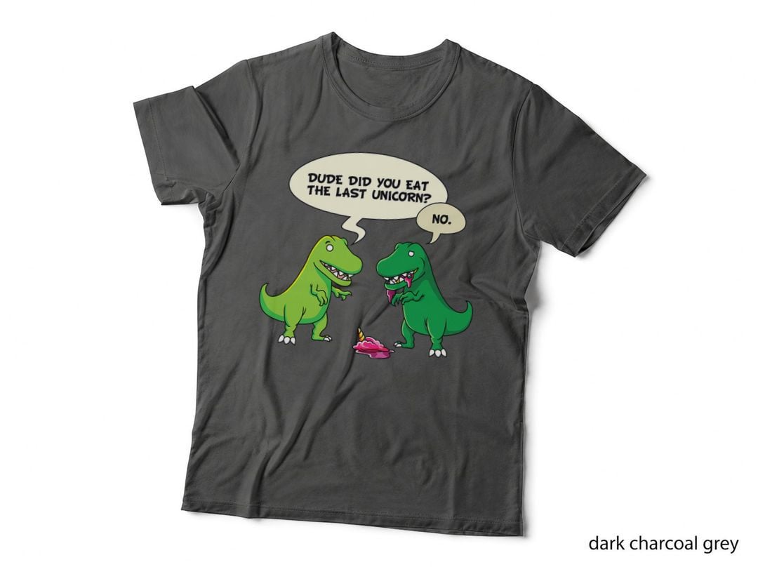 Dude Did You Eat the Last Unicorn Shirt Dinosaur for Kids T-Shirt
