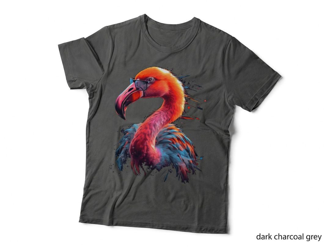 Flamingo Art Sunglasses Bird Animal Flamingo T-Shirt