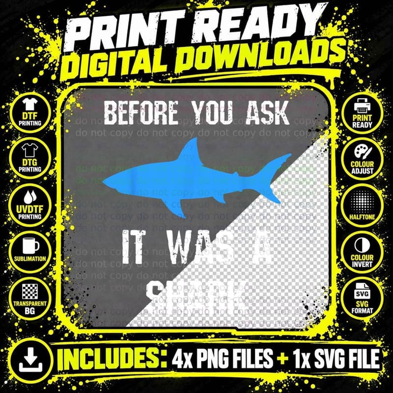 Funny Amputee Amputation Surgery Shark Humor T-Shirt Png SVG Digital Bundle