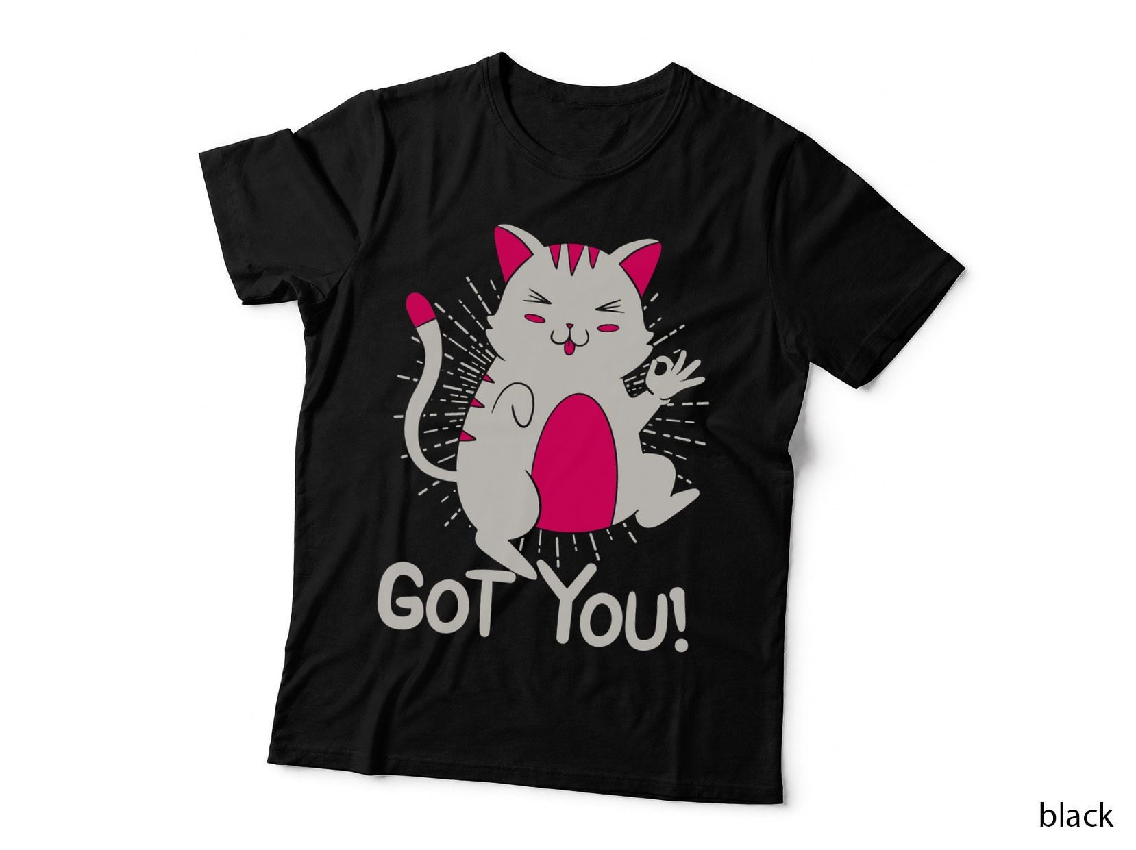 Funny Circle Game Meme Cat Got You! T-Shirt