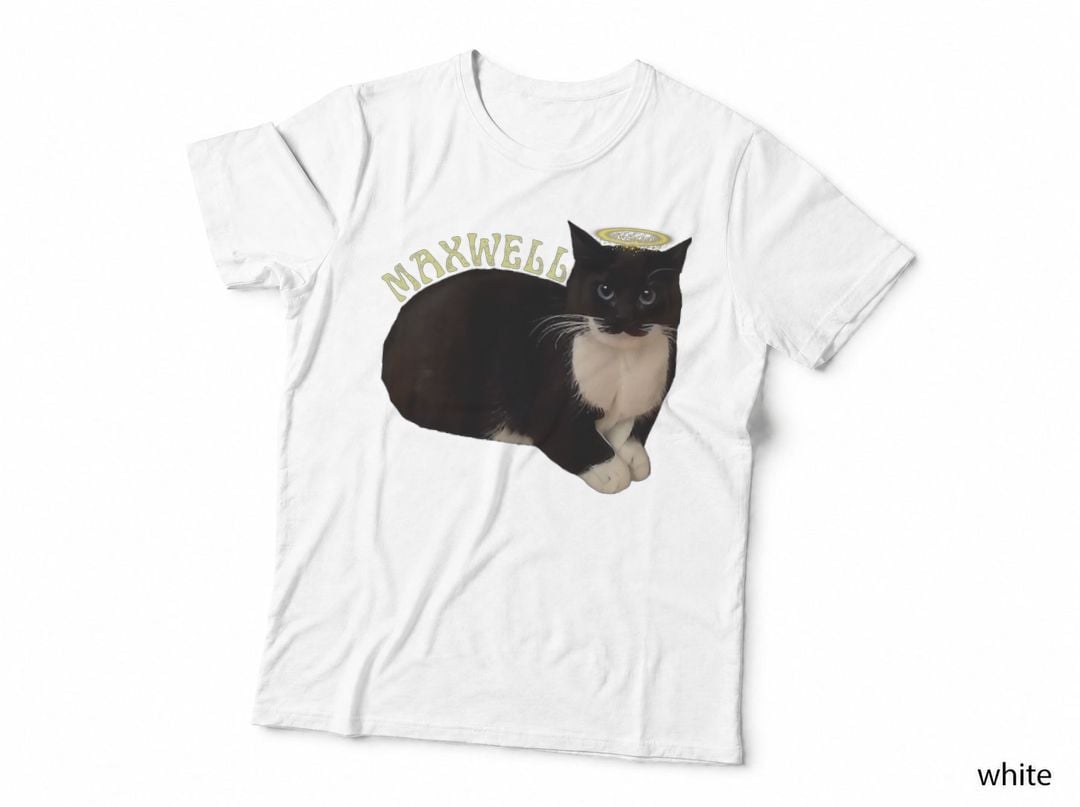 Funny Spinning Cat Maxwell the Tuxedo Cat Meme, Kids Yoga Fitness T-Shirt