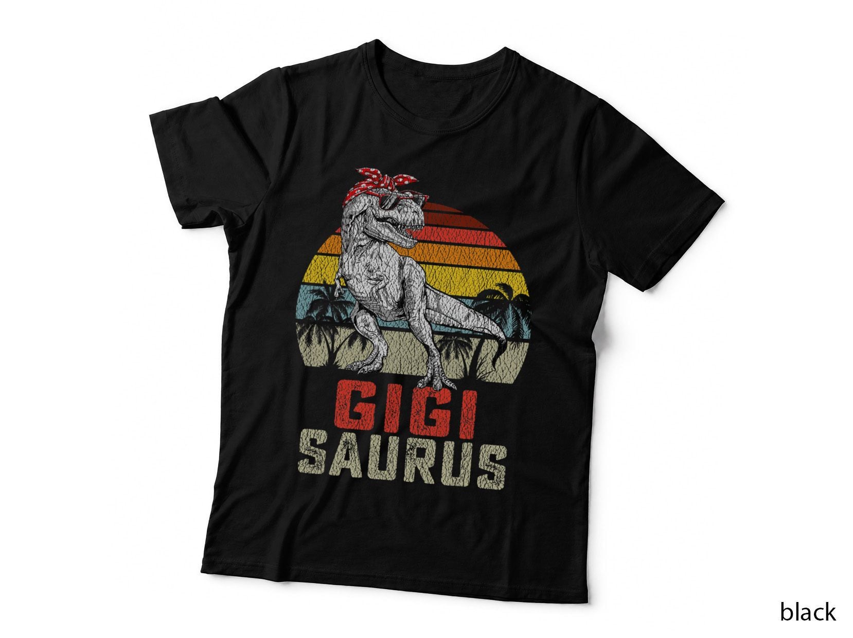 Gigisaurus T Rex Dinosaur Gigi Saurus Family Matching T-Shirt