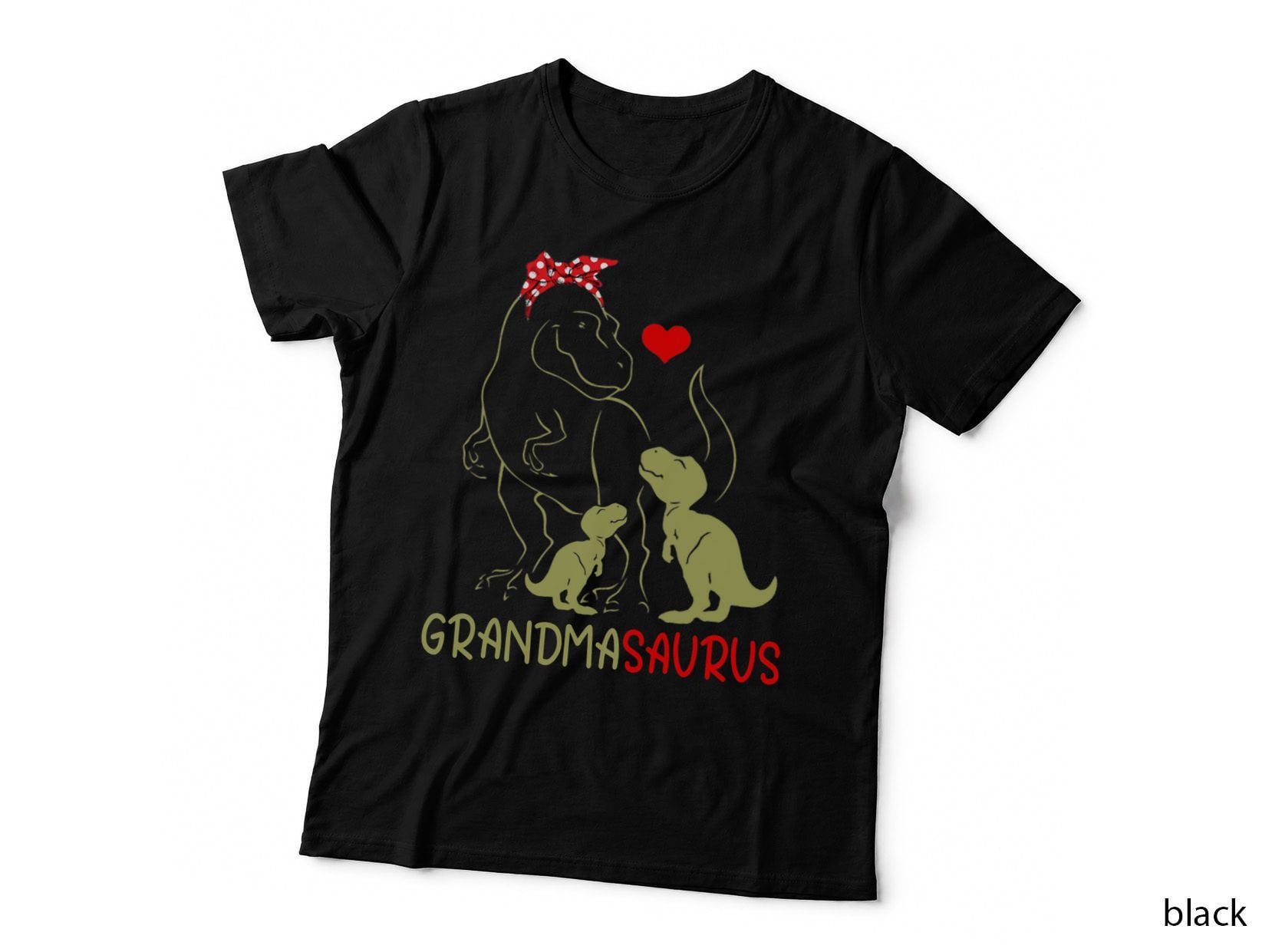 Grandmasaurus T Shirt T Rex Grandma Saurus Dinosaur Women Mo T-Shirt