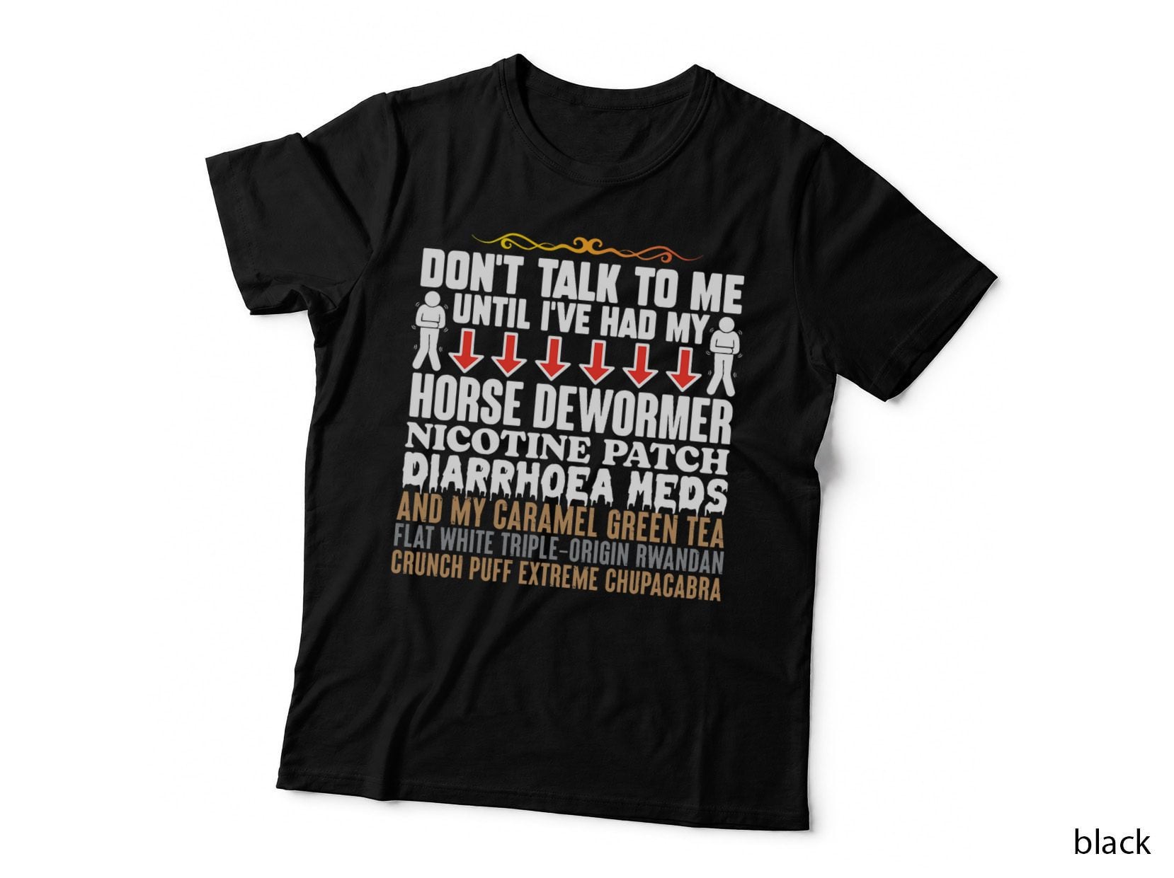 Horse Dewormer Weird Oddly Specific Funny Gag Meme Offensive T-Shirt