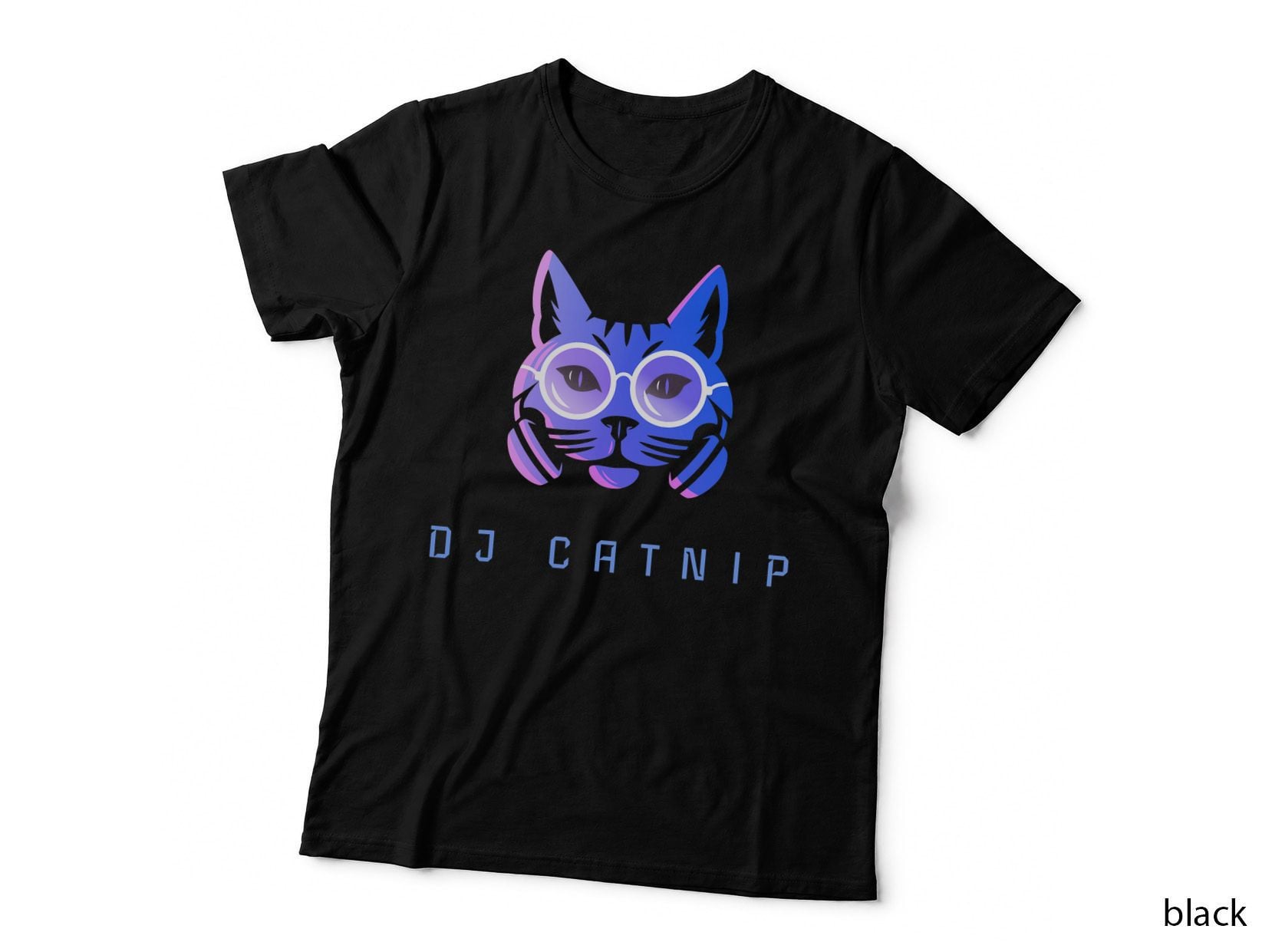 House Cat EDM Music Cool Cute Cat - Dj Cat Nip Musician Art T-Shirt