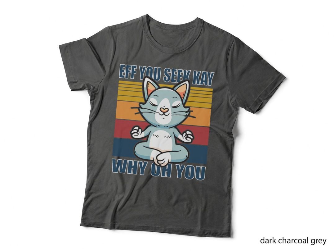 If You See Kay Why Oh You Yoga Cat Kitten T-Shirt