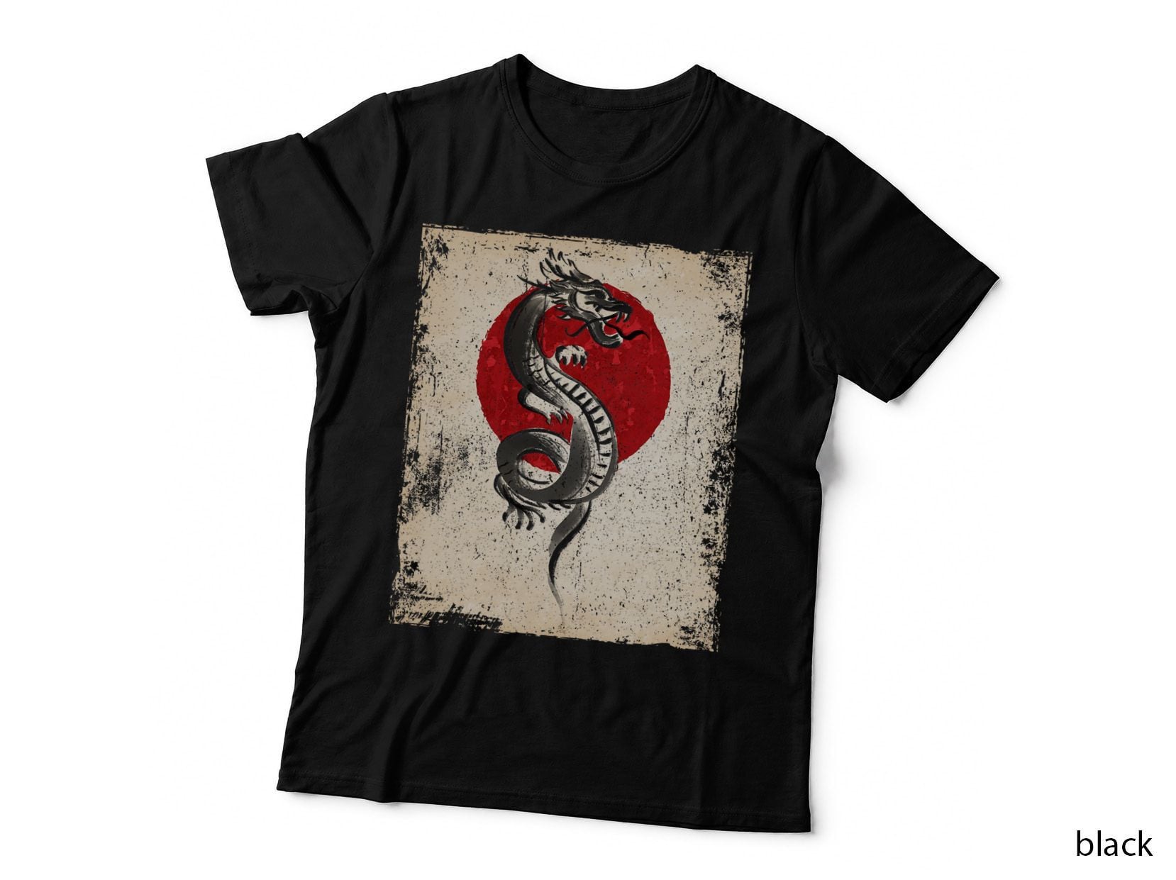 Japan Dragon Artwork Japanese Art Retro T-Shirt