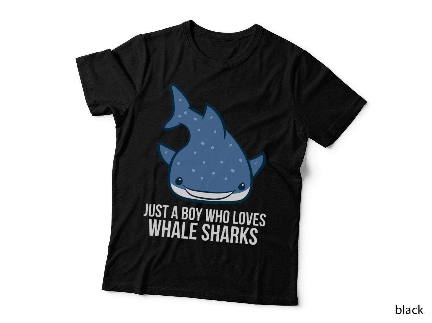 Just a Boy Who Loves Whale Sharks Cute Whale Shark T-Shirt