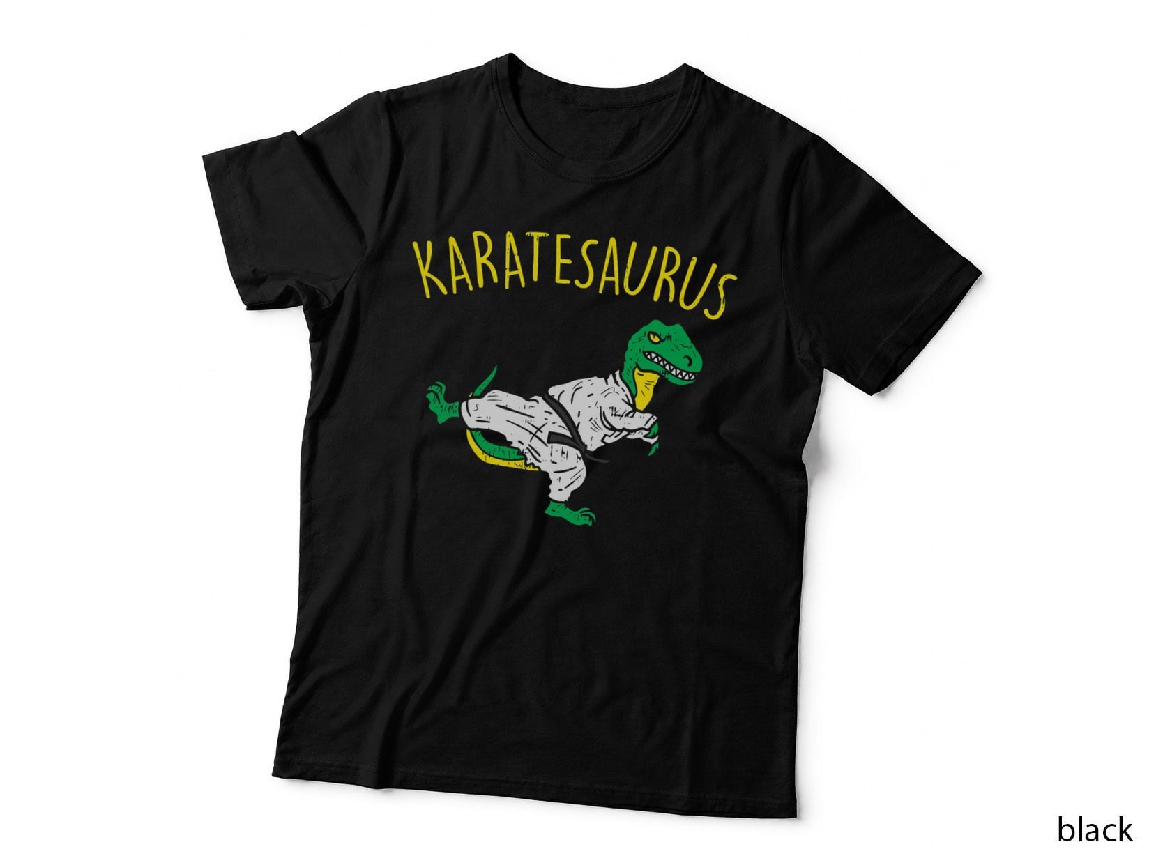 Karatesaurus Trex Karate Funny Dinosaur Martial Arts Gift T-Shirt