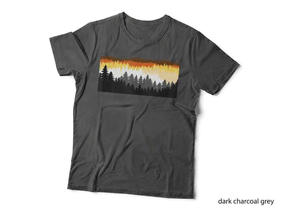 LGBTQ Bear for Gay Pride Month - Forest Tree Gay Bear, Kids Yoga T-Shirt
