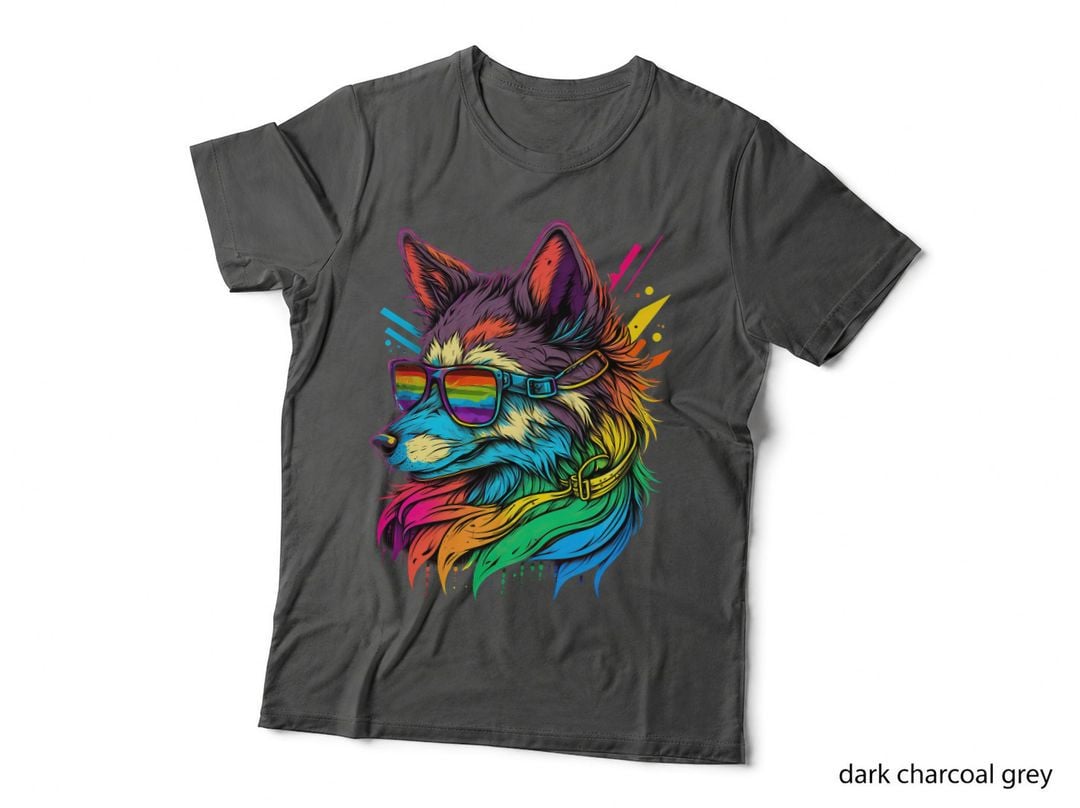 Lesbian LGBT Gay Pride Wolf T-Shirt