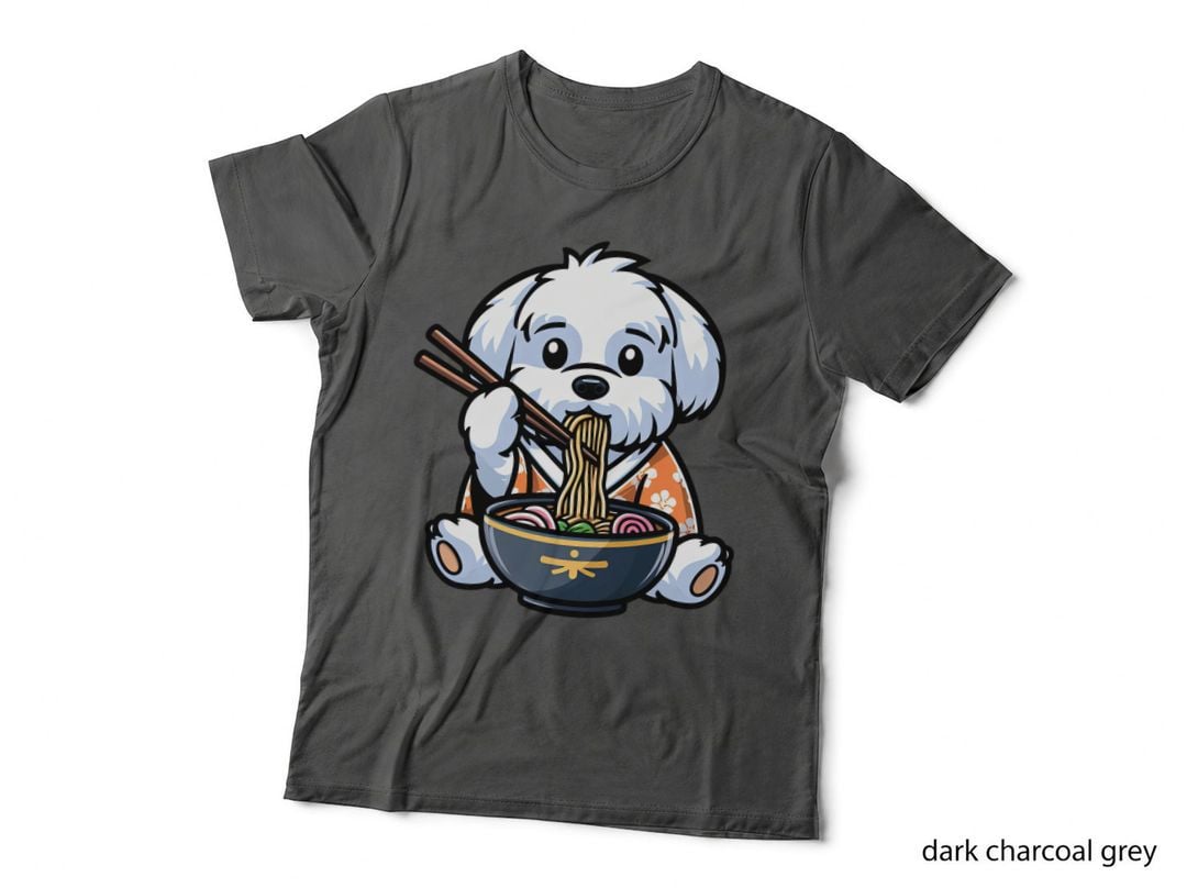 Maltese Ramen Funny Dog Japanese Food, Dog Lover Gift, Pet Owner T-Shirt
