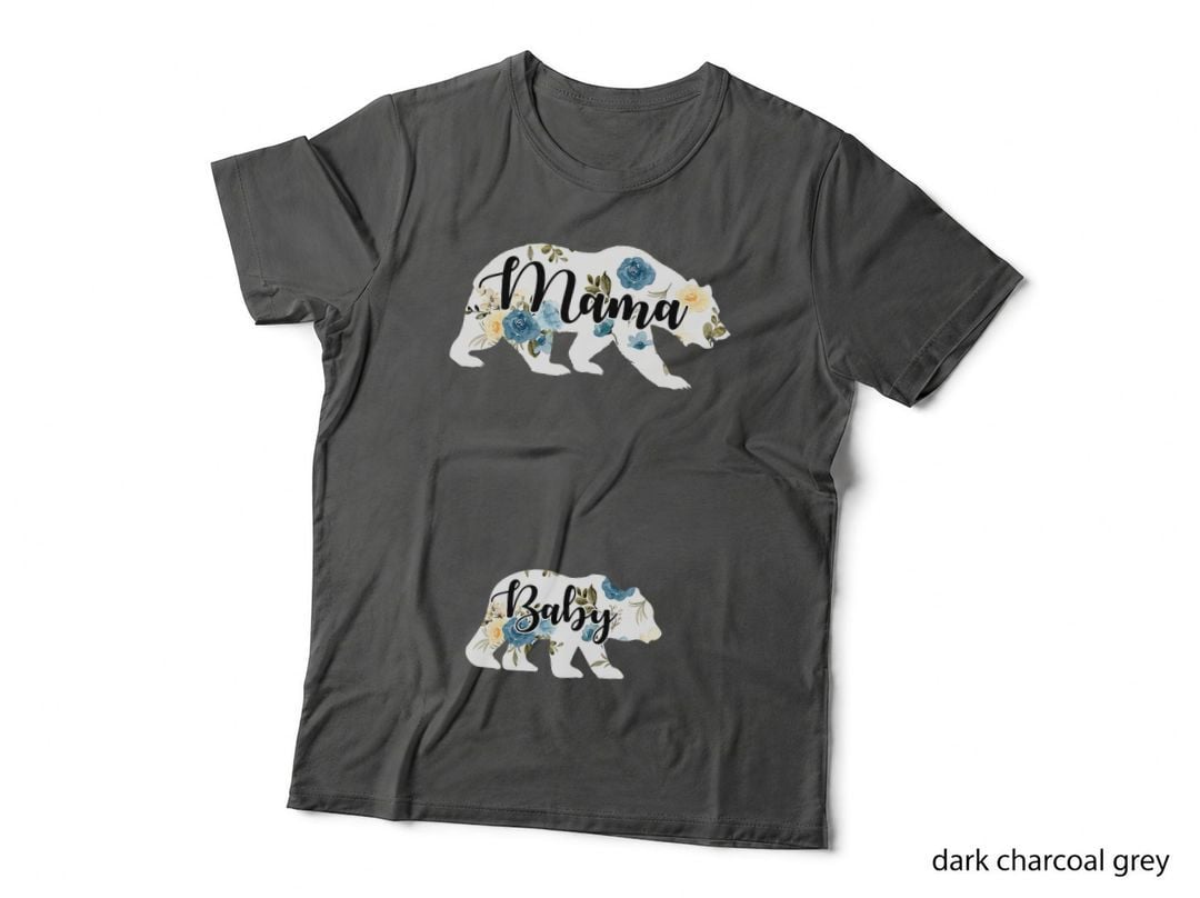 Mama Bear Baby Bear Pregnancy Pregnant Mom Mothers Day Women T-Shirt