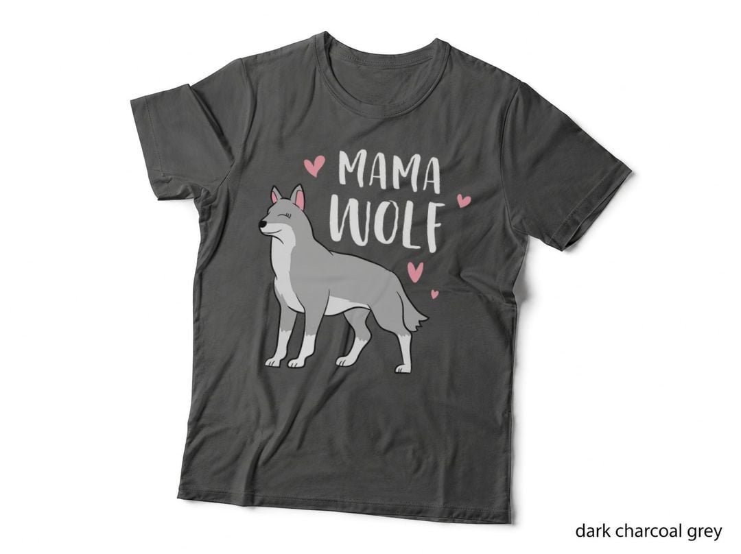 Mama Wolf Mom Funny Wolf Lover Gift T-Shirt
