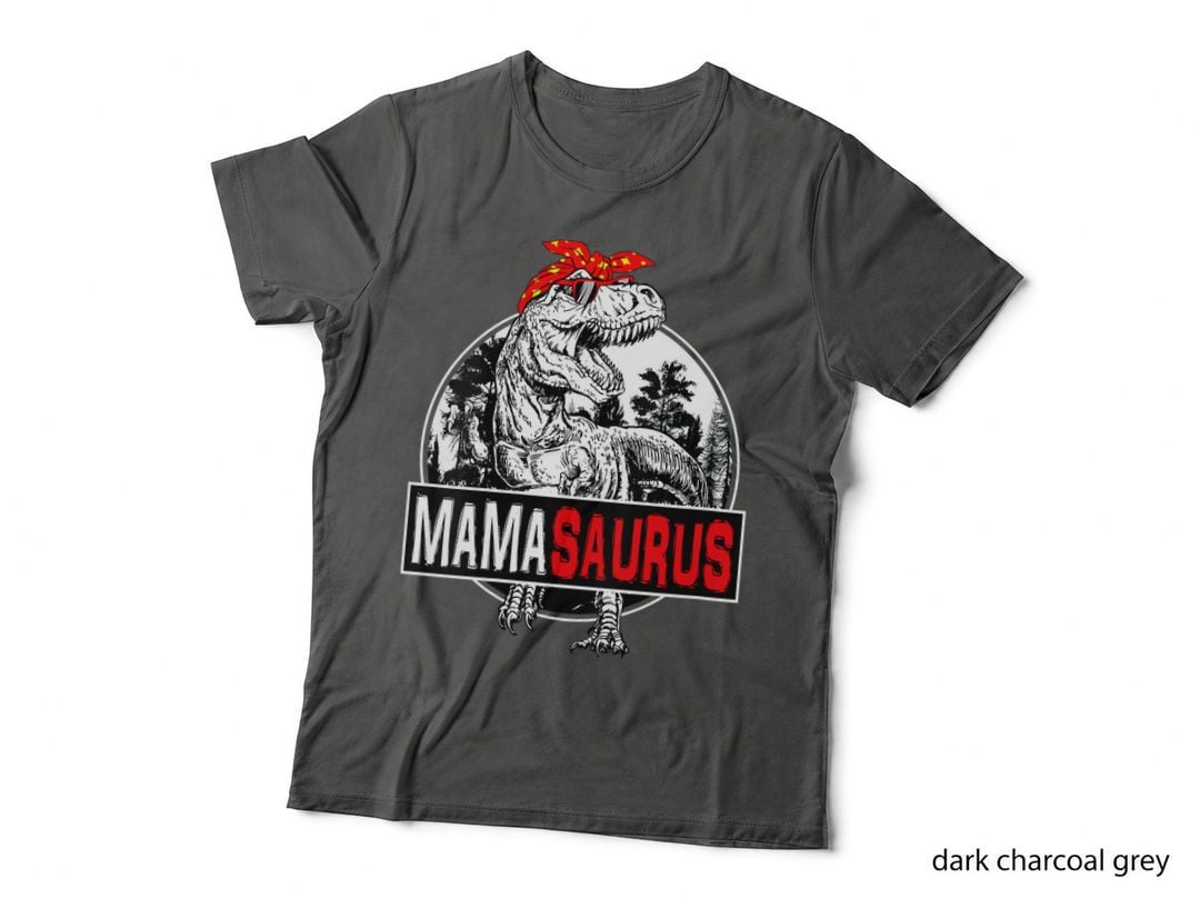 Mamasaurus T Rex Dinosaur Mama Saurus Family Matching, Gift for Mum T-Shirt