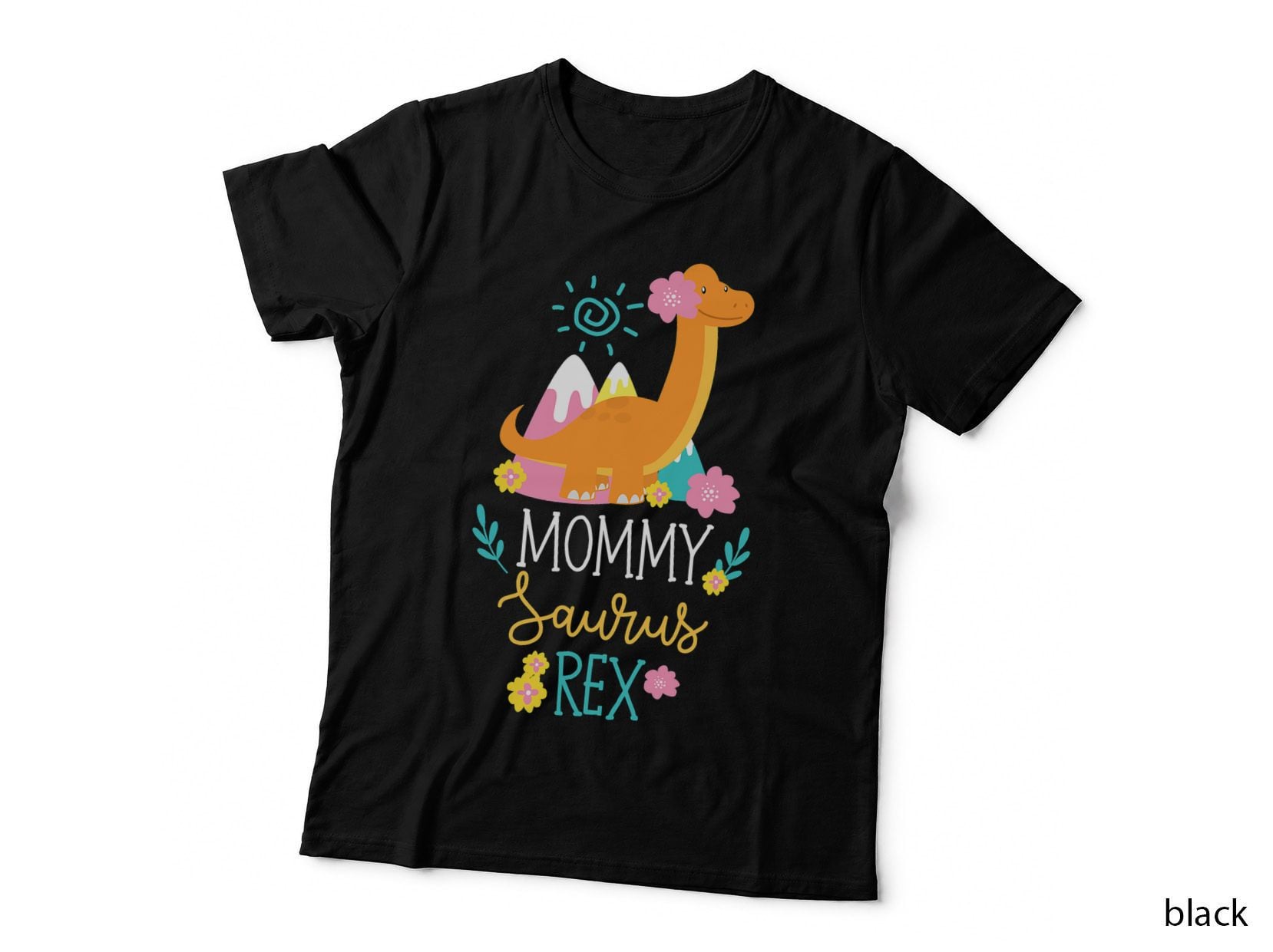 Mommy Saurus Rex Funny Dinosaur Kids Girls T-Shirt