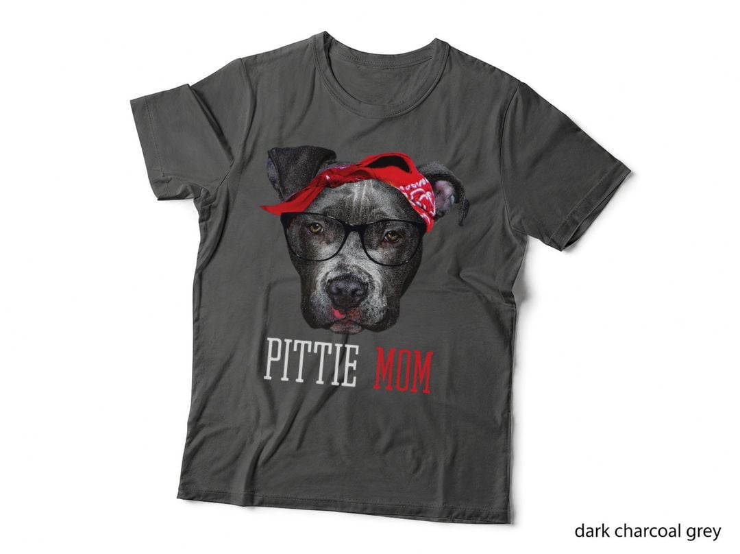 Pittie Mom Pitbull Dog Lovers Mothers Day Gift T-Shirt Women T-Shirt