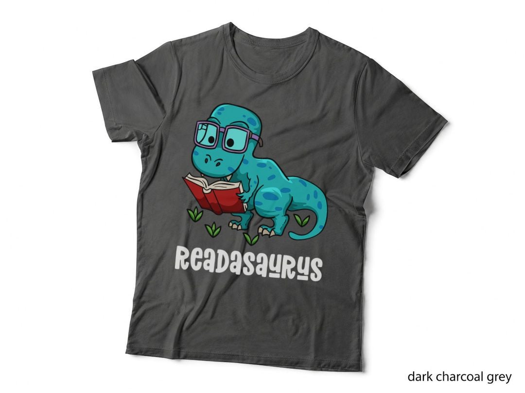 Readasaurus Funny Reading Dinosaur Bookworm Book Reader Meme T-Shirt