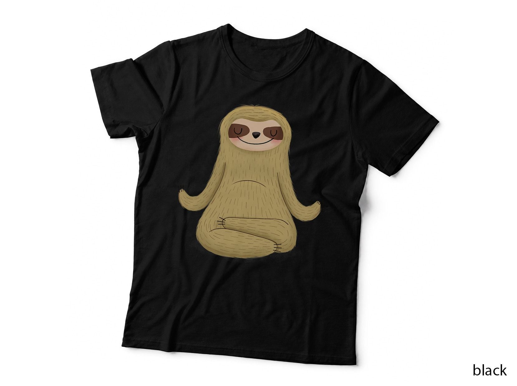 Yoga Tops for Women Yoga Shirts Cute Sloth Yoga Shirt Yoga T-Shirt