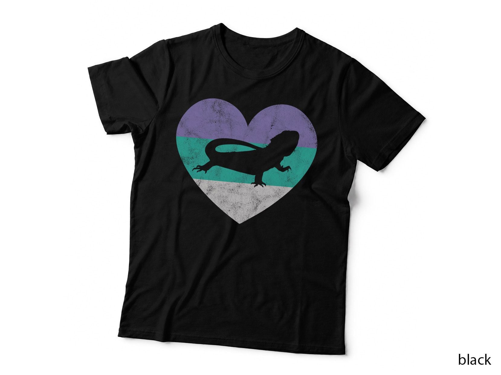Bearded Dragon Gift Shirt for Women & Girls Retro Cute T-Shirt