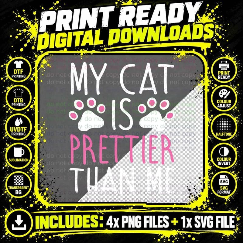 Cat Lover T-Shirt, Pet Owner Apparel, Cat Photography Art Png SVG Digital Bundle