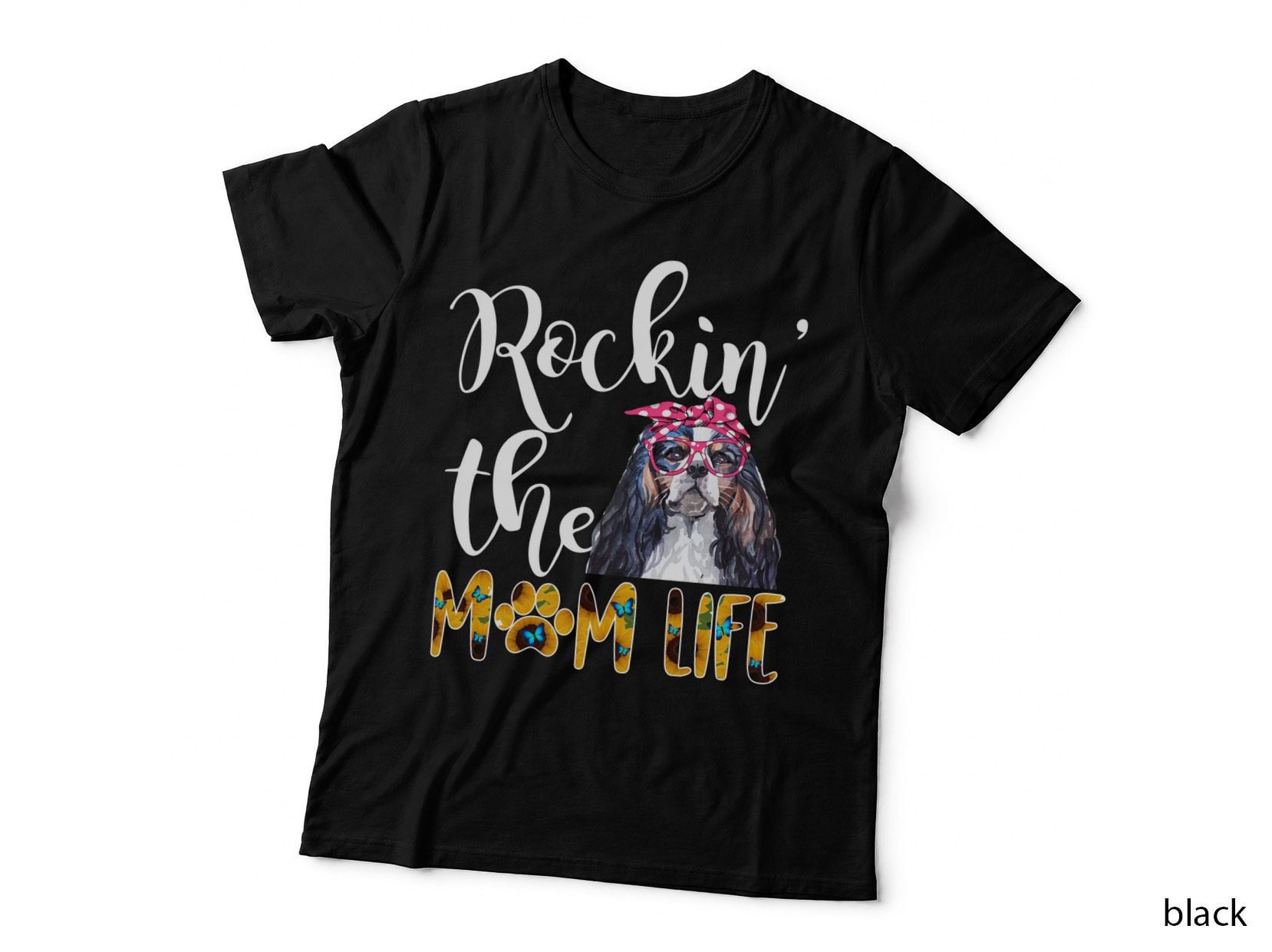 Dog Mom Spaniel Mom Life T-Shirt, Mom Life, Pet Lover Apparel