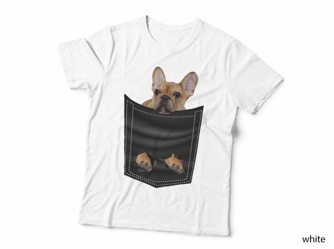 French Bulldog Paws T-Shirt, Pet Lover Apparel, Dog Lovers Gift