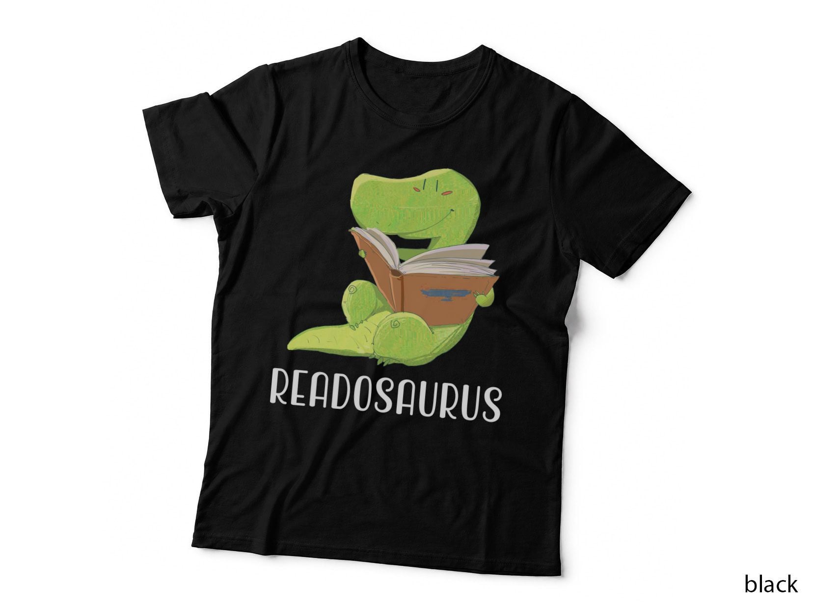 Readosaurus T-Shirt, Dinosaur Reading, Book Lover Apparel