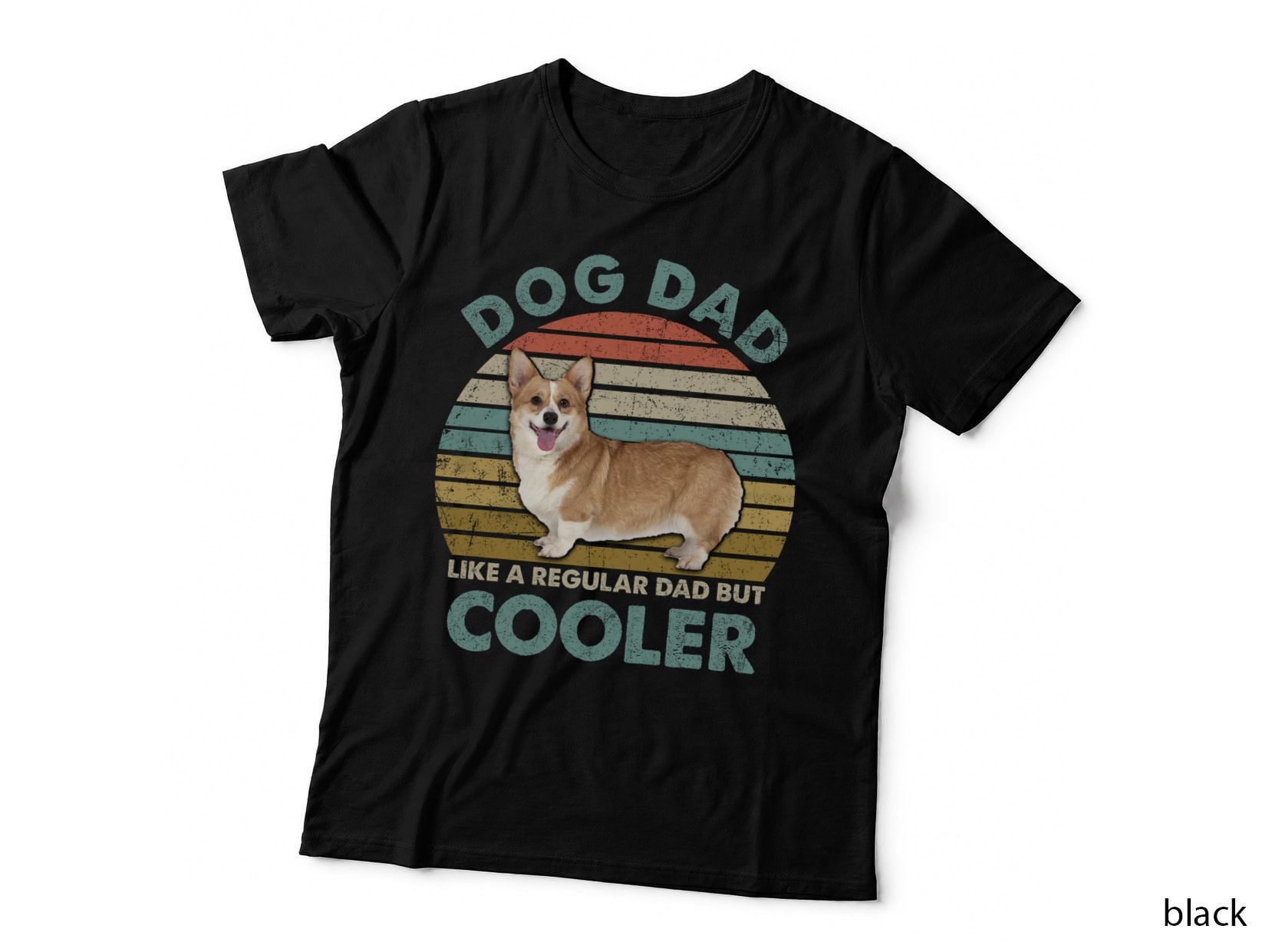 Retro Dog Dad Cooler T-Shirt, Vintage Style, Pet Lover Apparel