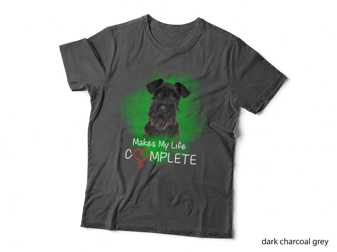 Schnauzer T-Shirt, Pet Lovers Gift, Dog Lovers Apparel