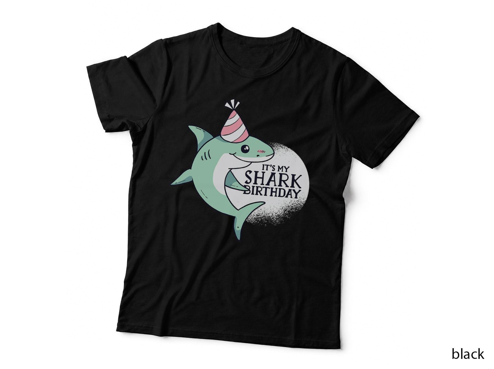 Shark Birthday T-Shirt, Party Animal Design, Shark Lover Gift