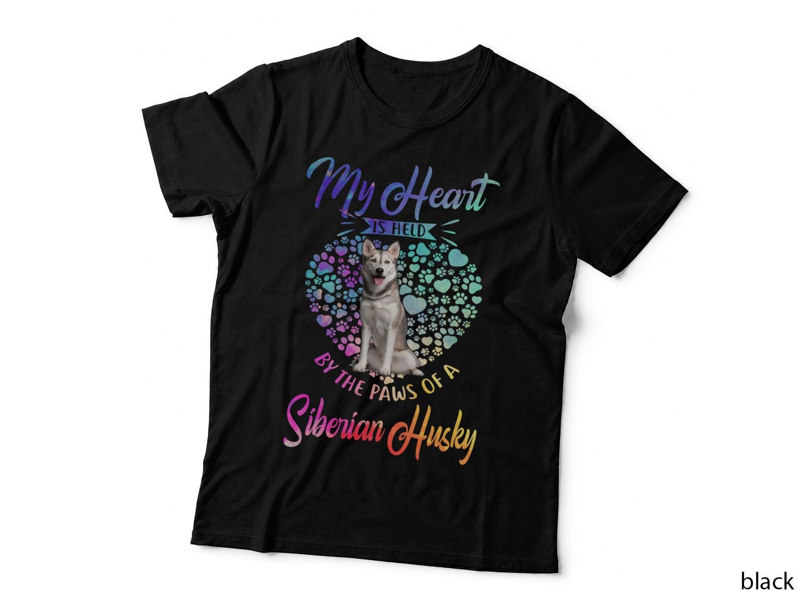 Siberian Husky T-Shirt, Pet Lover Apparel, Dog Lovers Gift