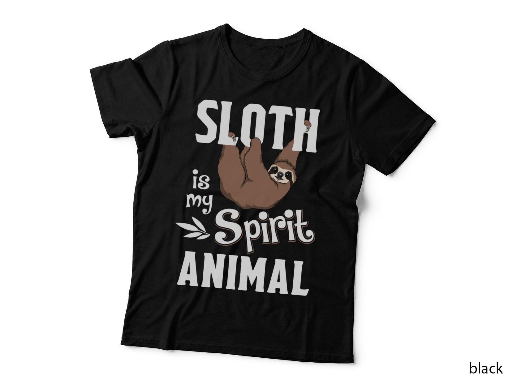 Sloth Spirit Animal T-Shirt, Lazy Animal Lover, Nature Enthusiast