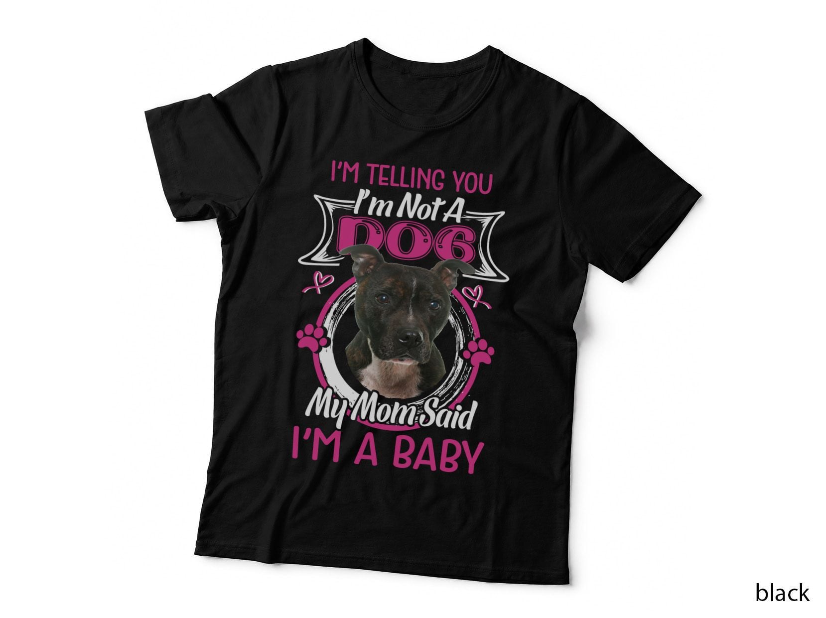 Staffordshire Bull Terrier T-Shirt, Dog Lover Apparel, Pet Owner Gift