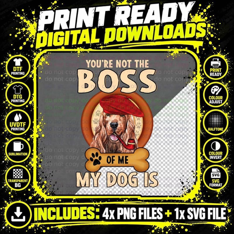 Sussex Spaniel T-Shirt, Funny Dog Design Png SVG Digital Bundle