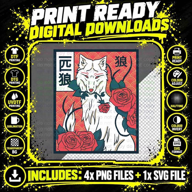 Vintage Ancient Japanese Art - Classic Retro Japanese Png SVG Digital Bundle
