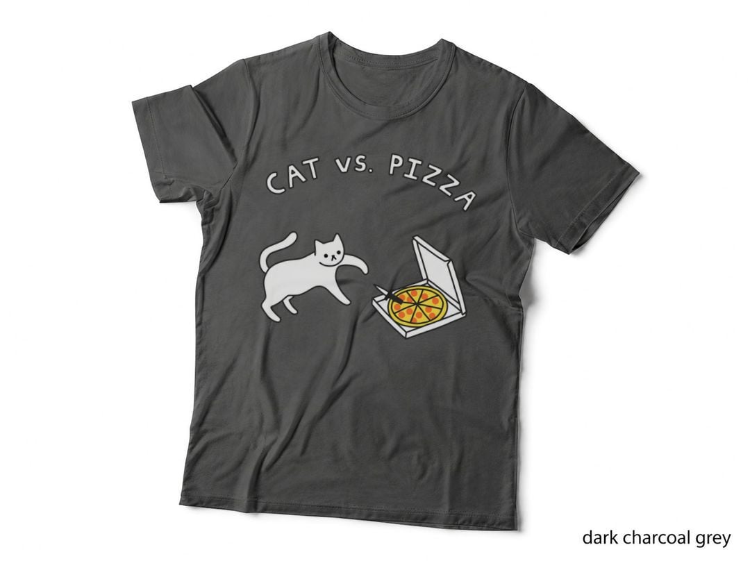 CAT vs. PIZZA T-Shirt