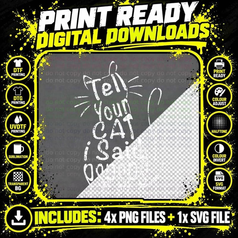 Cat Lovers T-Shirt, Pet Owner Apparel, Cat Themed Design Png SVG Digital Bundle