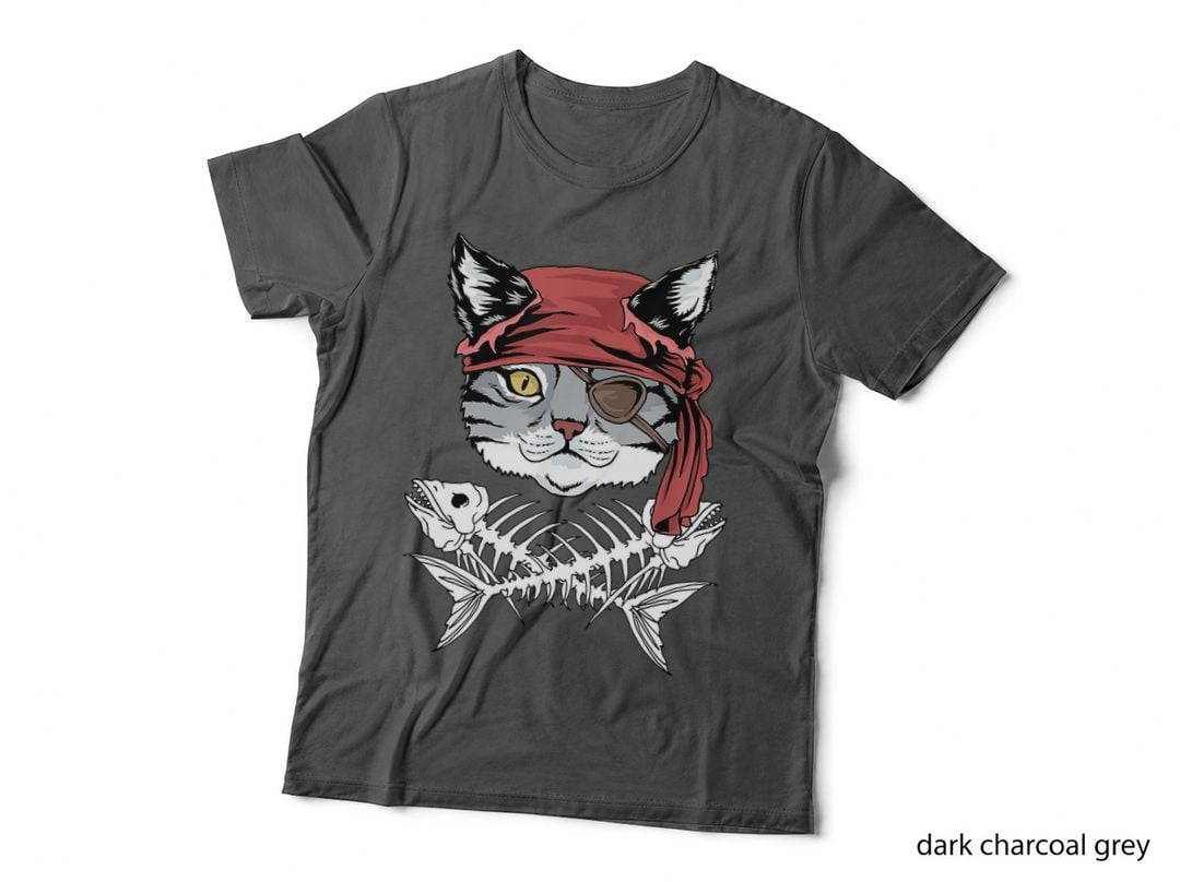 Cat Pirate Funny Cat Pirate T-Shirt